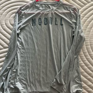 nobull womens long sleeve blue